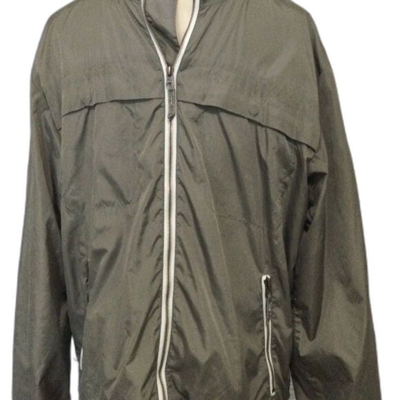 Buffalo David Bitton Windbreaker Jacket Men’s Size Large Color Tan Long Sleeve - Picture 5 of 12